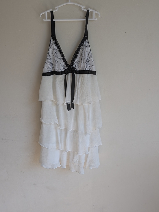 In Bloom Dresses & Skirts - In Bloom White Sheer Layered Camisole